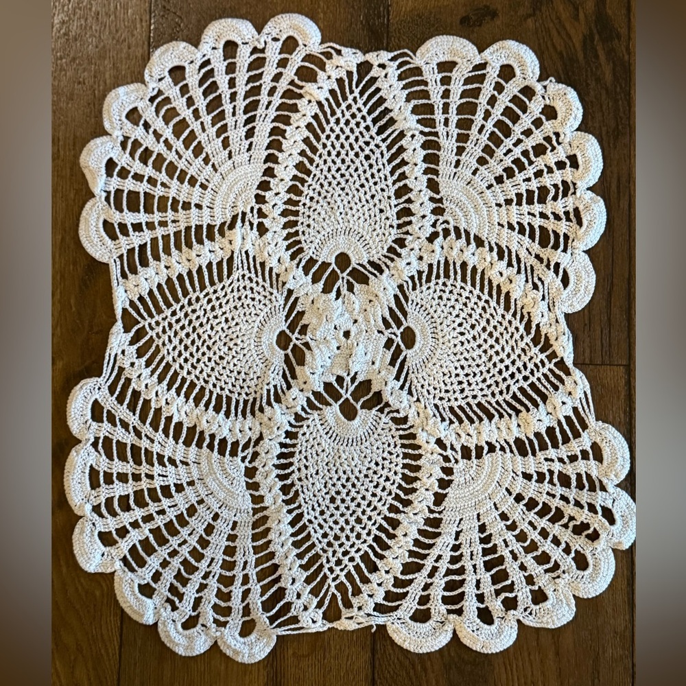 Antique Handmade Crochet Doily